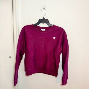 Champion crewneck sweatshirt, burgundy, size XS